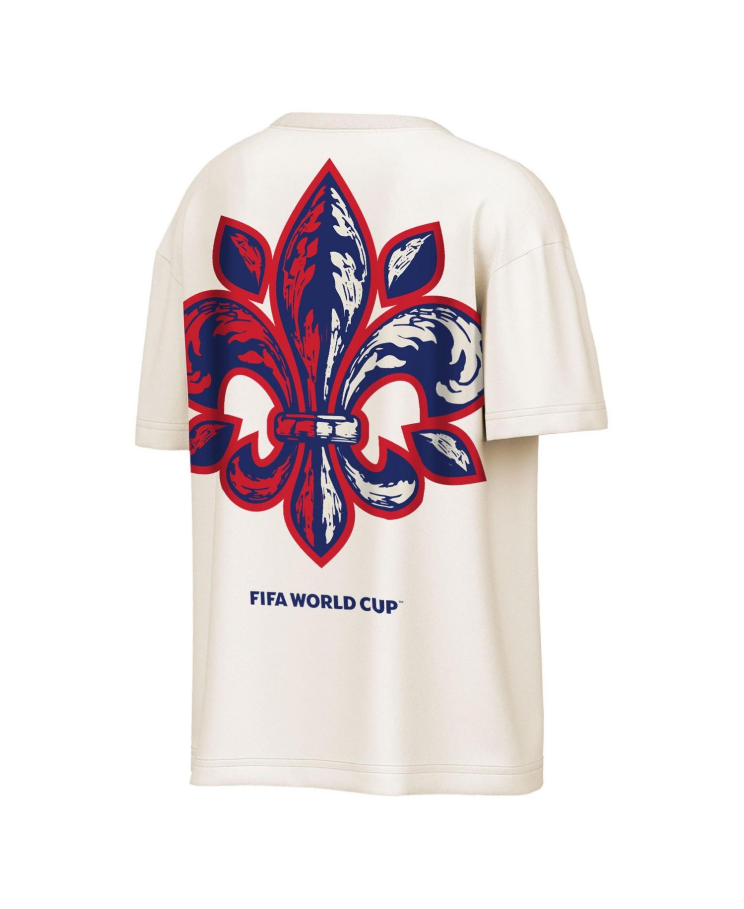 Men's Cream France FIFA World Cup 2026 Livery Oversized T-Shirt