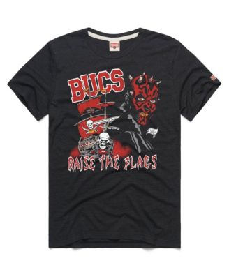 Men's and Women's Charcoal Tampa Bay Buccaneers Star Wars x NFL Tri-Blend T-Shirt