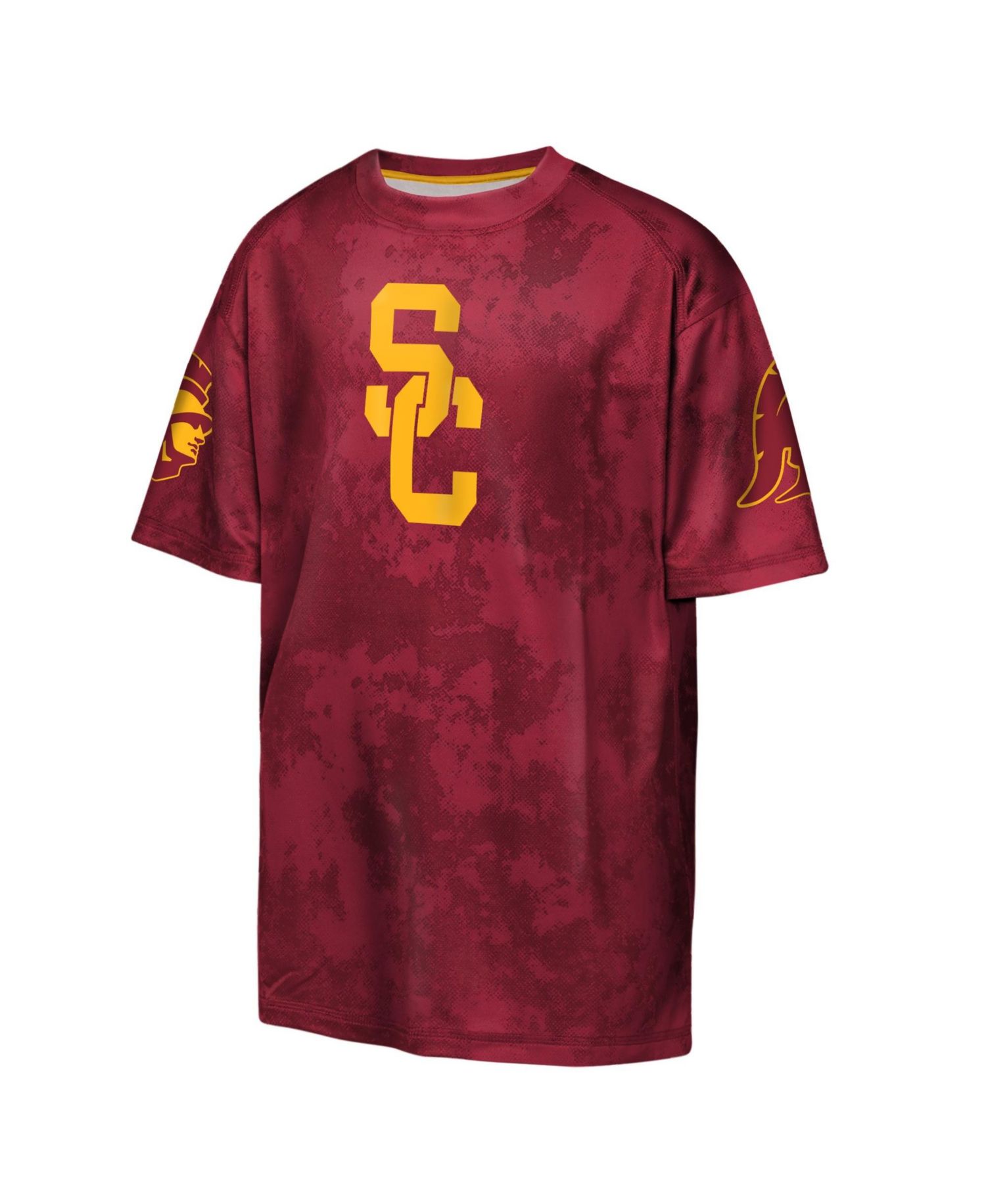 Big Boys and Girls Cardinal USC Trojans Off-Side Sublimated T-Shirt
