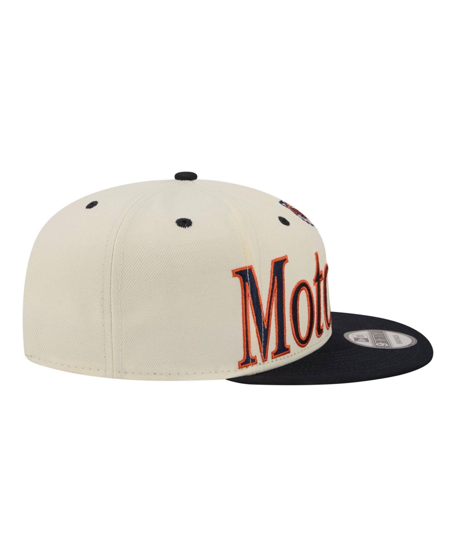 Men's Cream Detroit Tigers Oversized Slogan 9FIFTY Snapback Hat