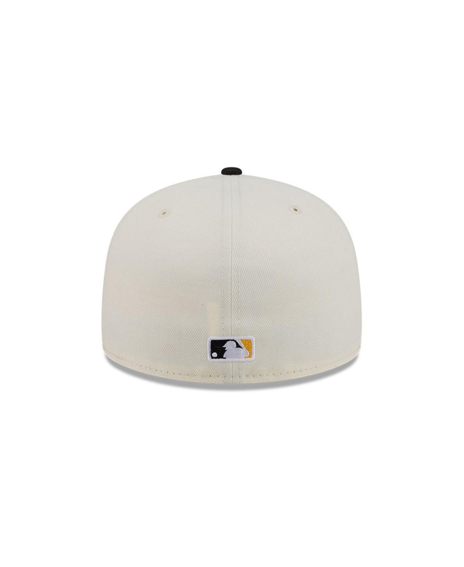Men's Cream/Black Pittsburgh Pirates Bullpen Cart 59FIFTY Fitted Hat