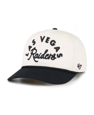 Women's Natural Las Vegas Raiders Rope Script Hitch Adjustable Hat