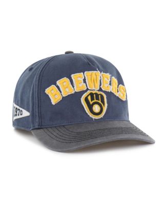 Men's Navy Milwaukee Brewers Calderwood Hitch Adjustable Hat