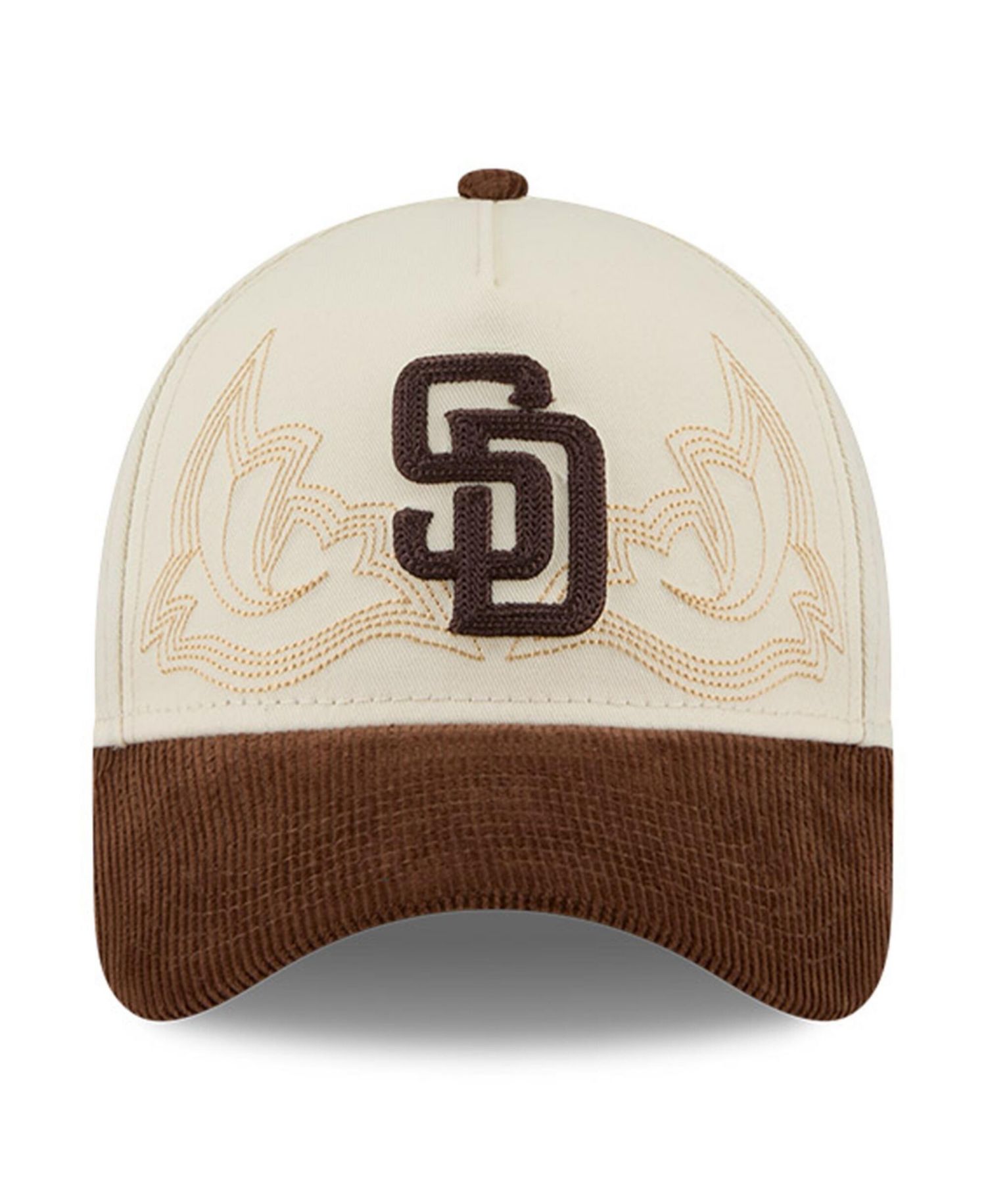 Men's Stone San Diego Padres Western Stitch 9FORTY A-Frame Adjustable Hat
