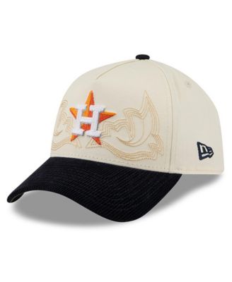 Men's Stone Houston Astros Western Stitch 9FORTY A-Frame Adjustable Hat