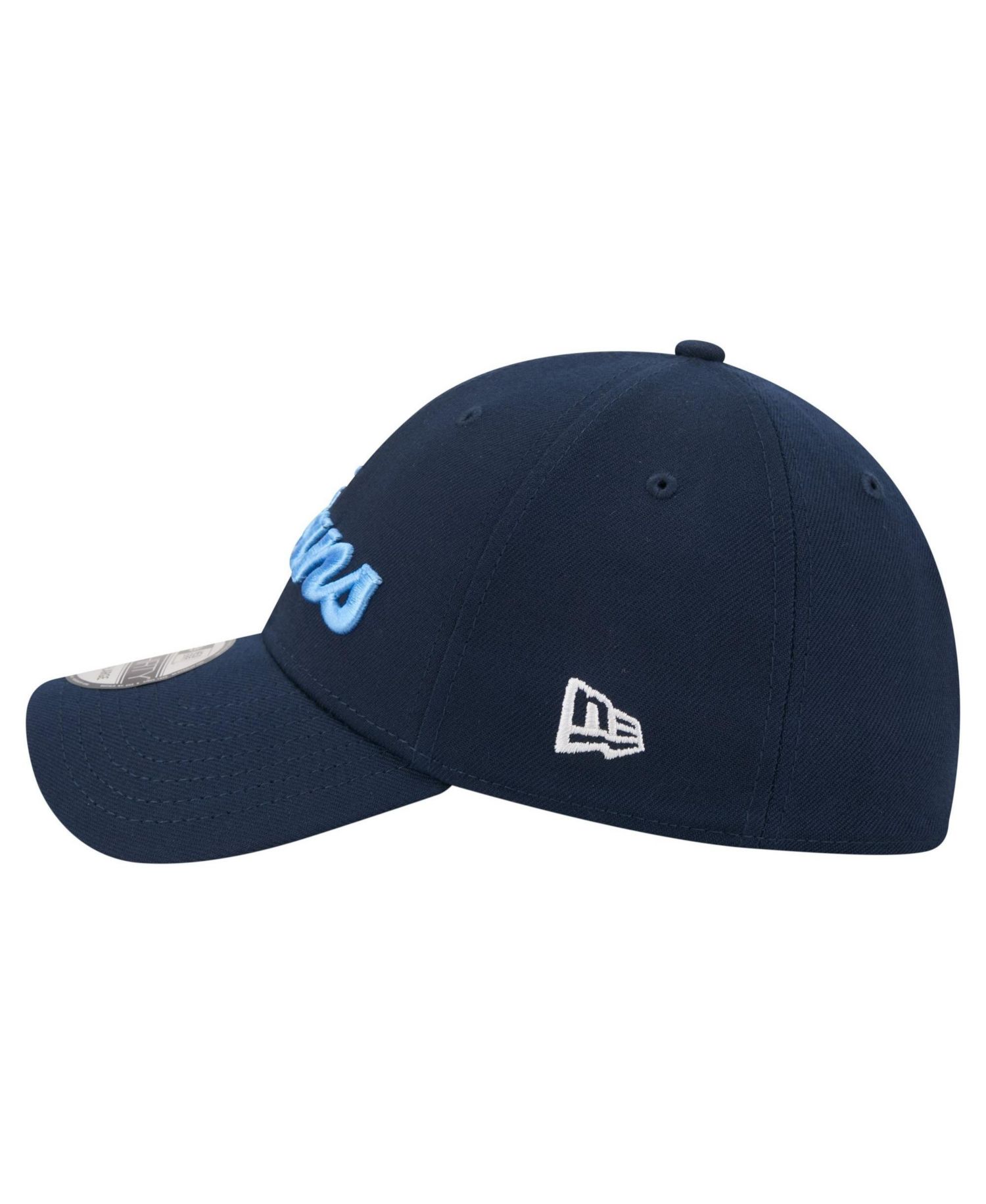 Men's Navy Tennessee Titans Script 39THIRTY Flex Hat