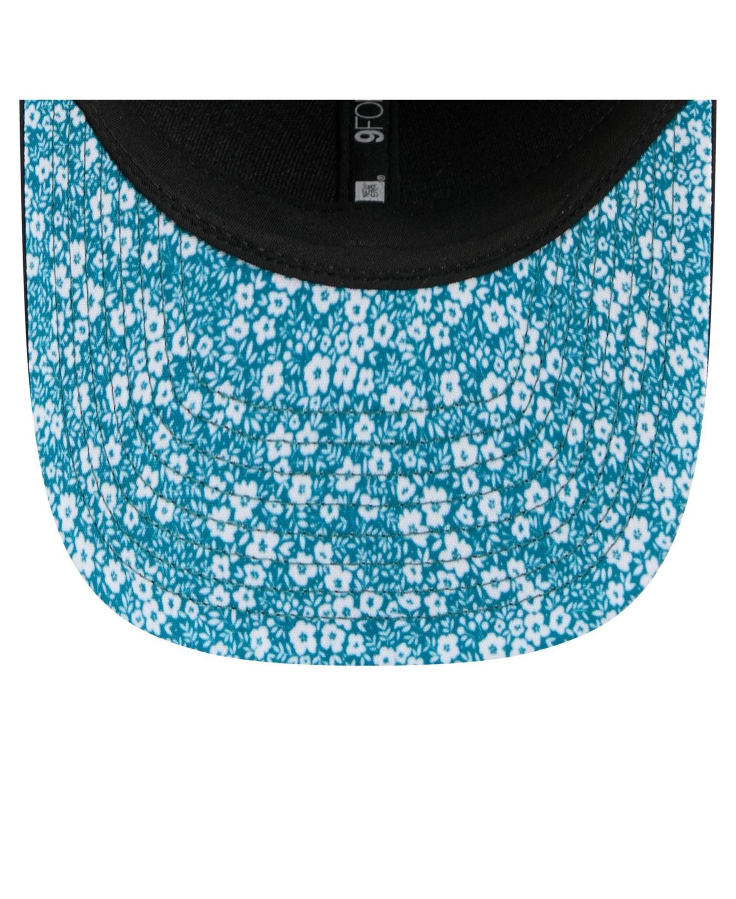 Men's Black Philadelphia Eagles Floral 9FORTY M-Crown Trucker Adjustable Hat