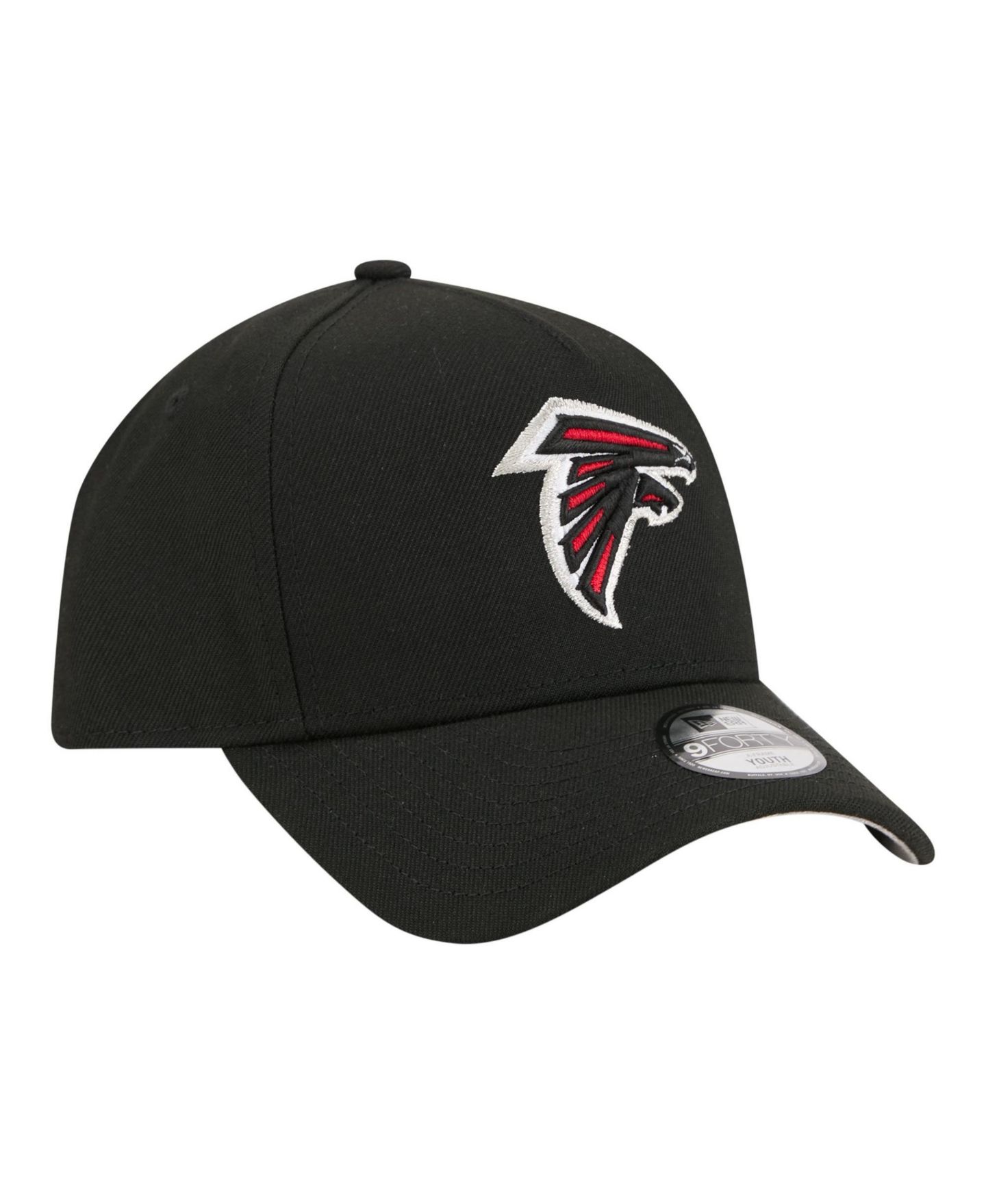Детская кепка New Era Black Atlanta Falcons 9FORTY A-Frame Adjustable Hat — фото 3