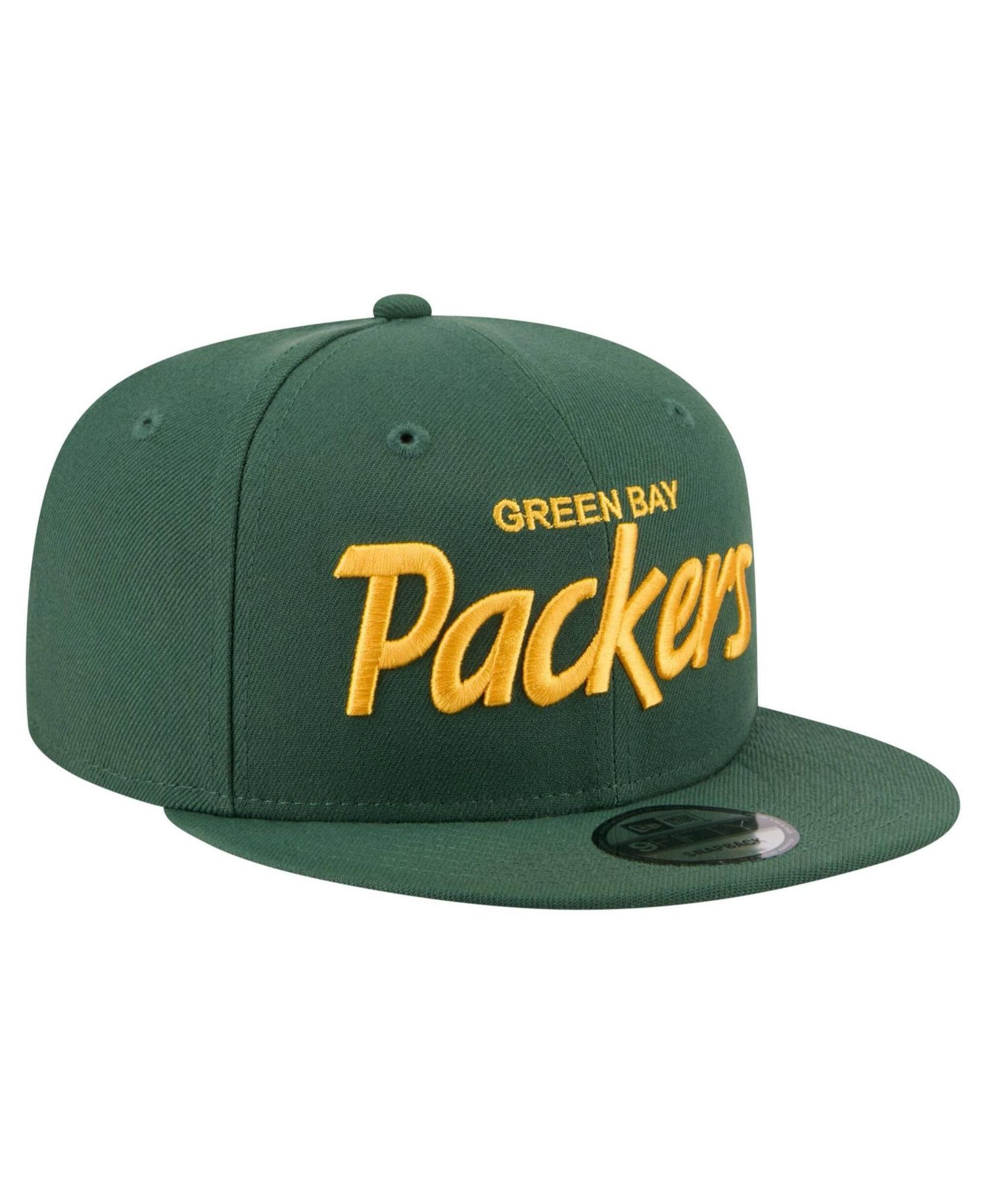 Men's Green Bay Packers Core Team Script 9FIFTY Snapback Hat