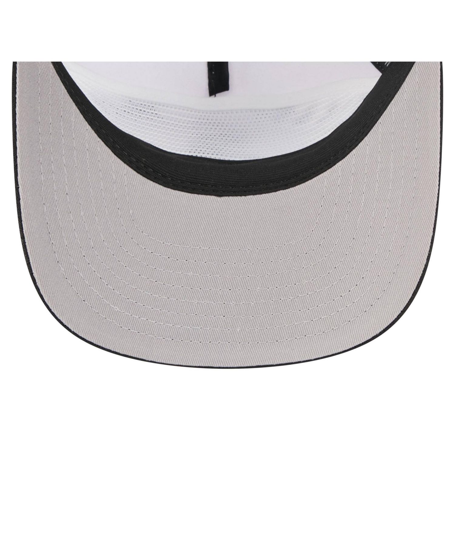 Men's White/Black Chicago White Sox Retro Cut 19TWENTY Adjustable Trucker Hat
