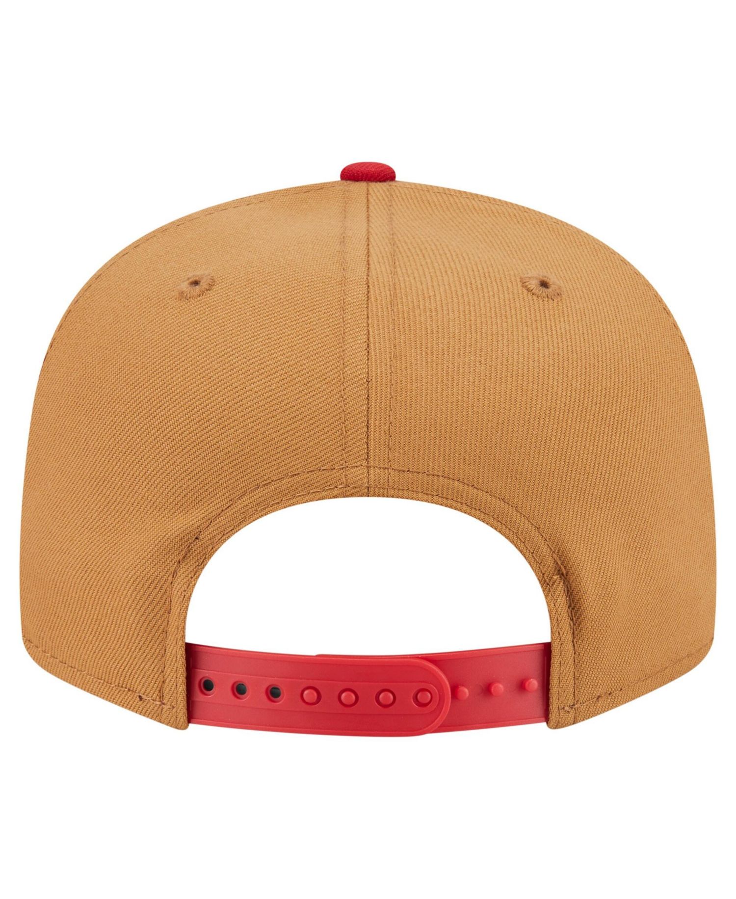 Men's Khaki/Red Cincinnati Reds Ice Cream 9FIFTY Snapback Hat