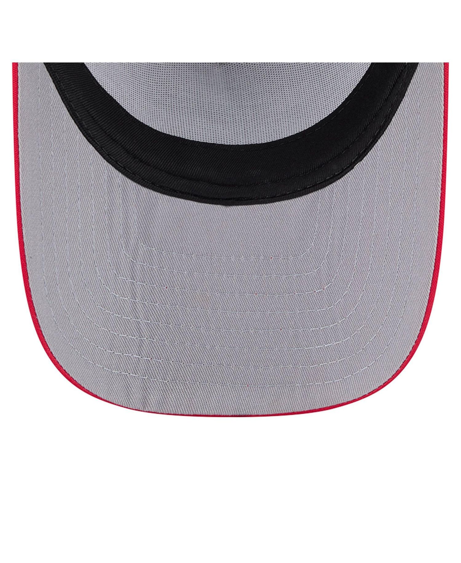 Men's White/Scarlet San Francisco 49ers Foodie 9FIFTY A-Frame Trucker Snapback Hat
