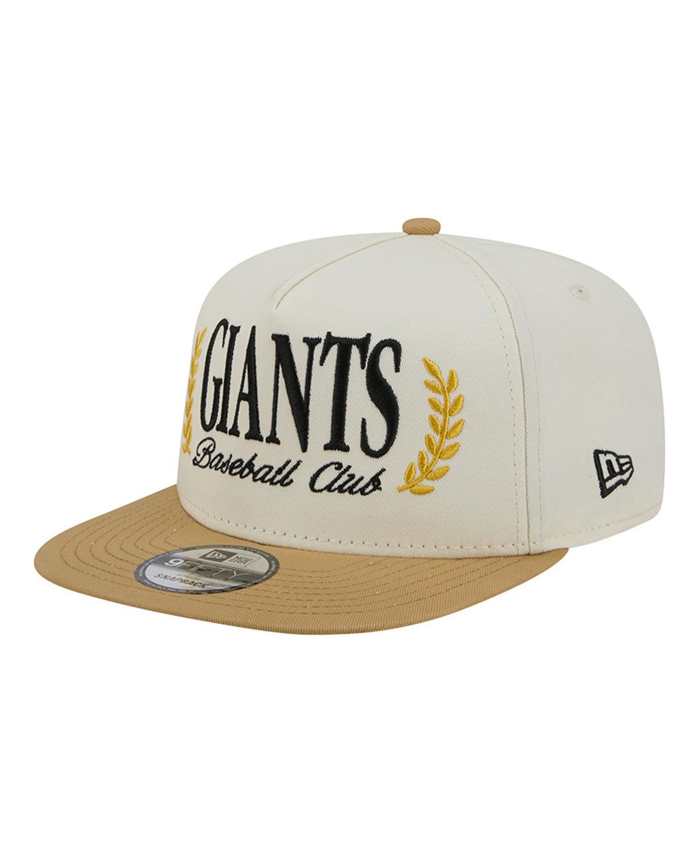 Мужская кепка New Era Cream San Francisco Giants Club 9FIFTY A-Frame Snapback Hat — фото 3