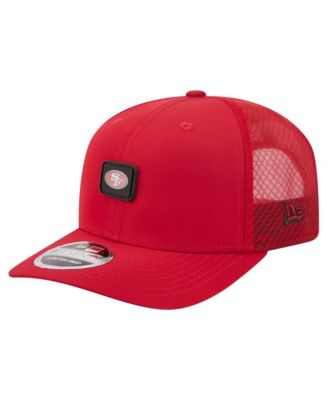 Men's Scarlet San Francisco 49ers Micro Badge 9SEVENTY Adjustable Hat