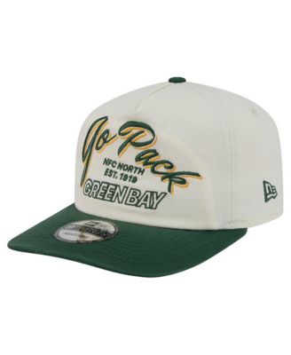 Men's Cream Green Bay Packers Script 19TWENTY Adjustable Hat