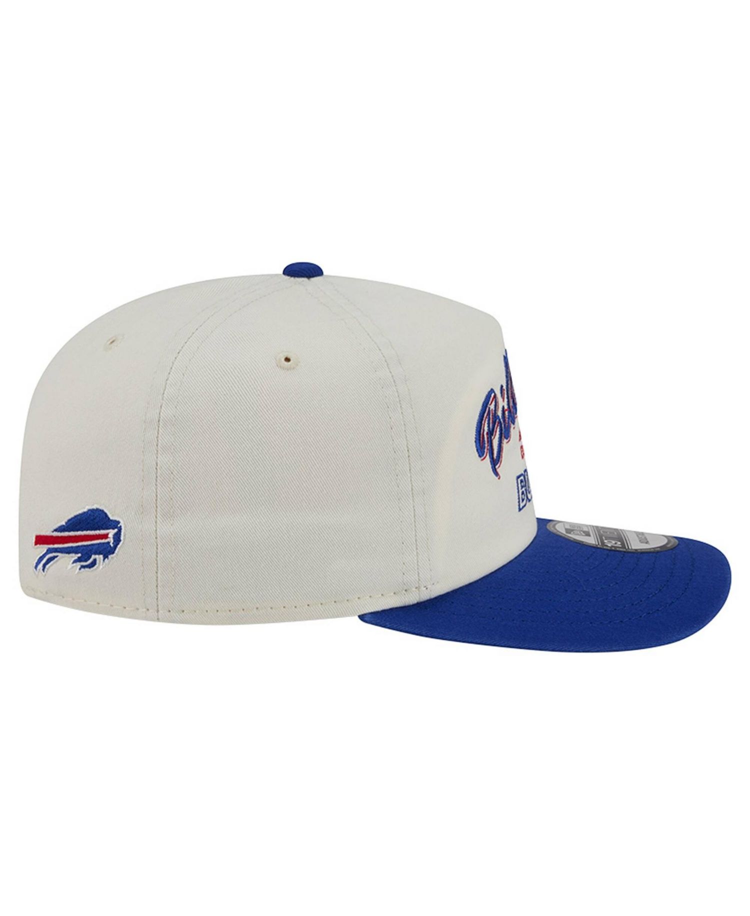 Men's Cream Buffalo Bills Script 19TWENTY Adjustable Hat