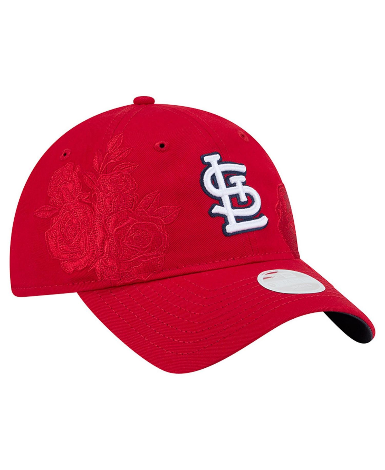 Women's Red St. Louis Cardinals Roses 9TWENTY Adjustable Hat