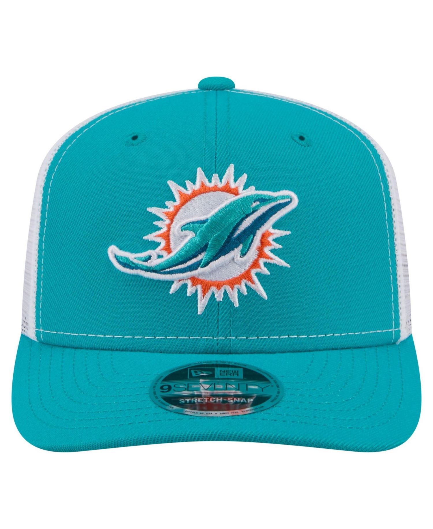 Men's Aqua Miami Dolphins 9SEVENTY Trucker Adjustable Hat