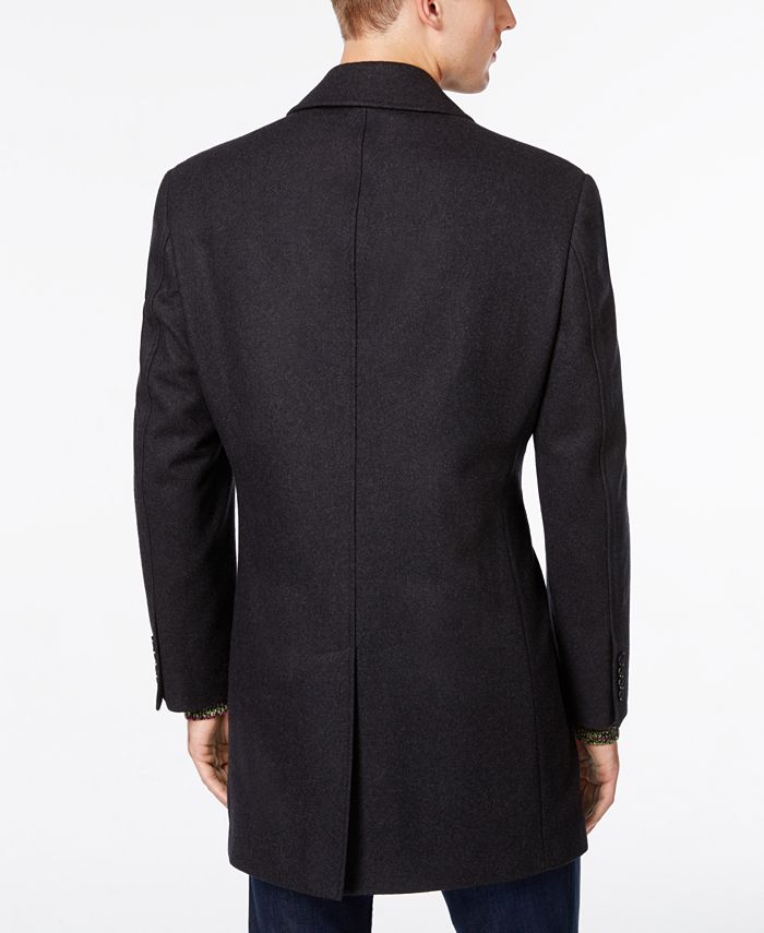 Bar III Slim-Fit Overcoat - Macy's