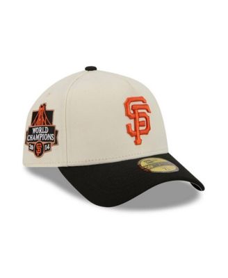 Men's Cream San Francisco Giants Chrome A-Frame 59FORTY Fitted Hat