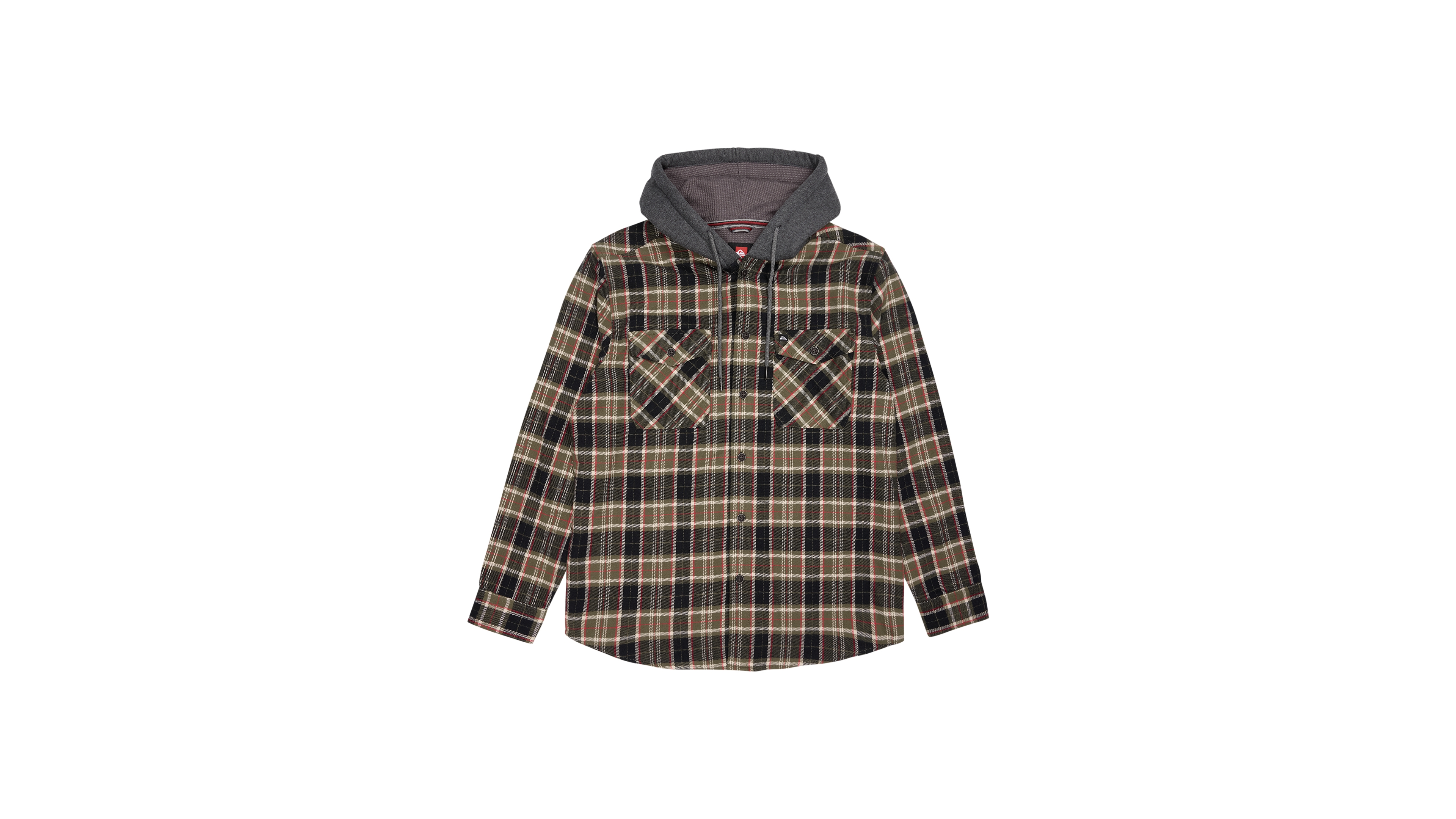 Quiksilver Men's Delton Hooded Flannel Jacket