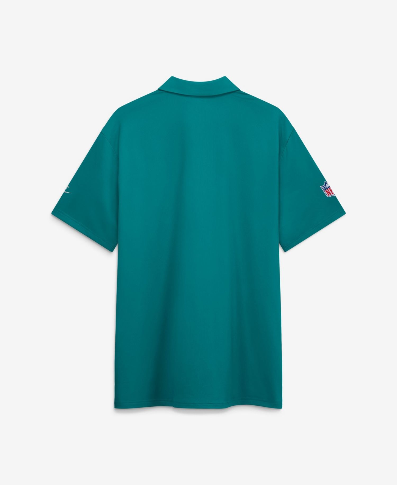 Men's Aqua Miami Dolphins Sideline Powerful Blocking Dri-FIT Tour Polo Shirt