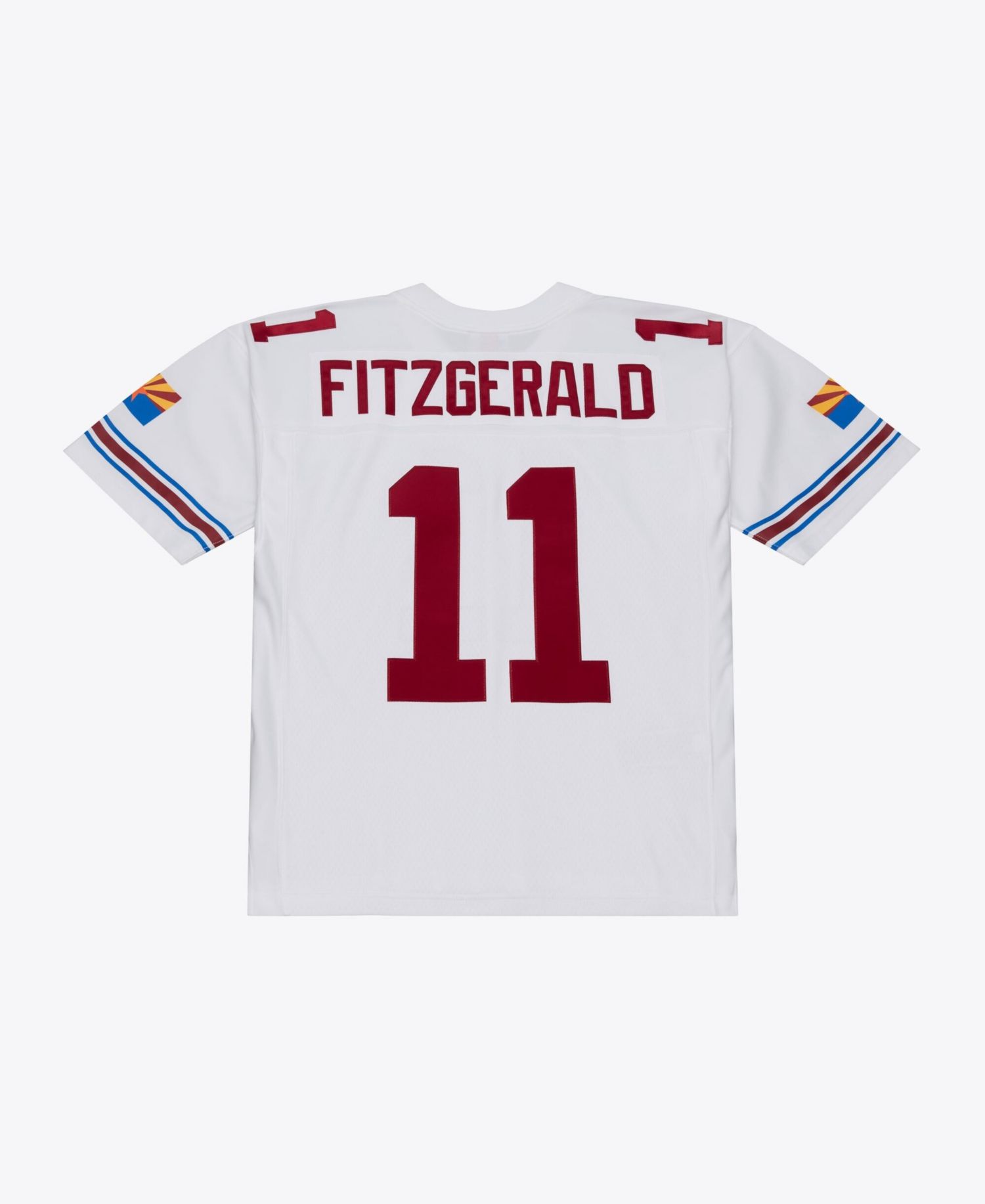 Men's Mitchell Ness Larry Fitzgerald White Arizona Cardinals 2004 Legacy Replica Player Jersey