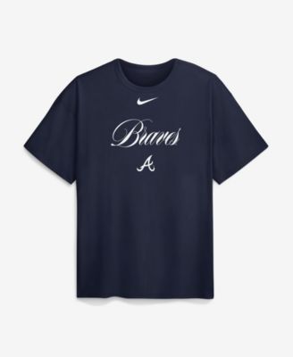 Men's Navy Atlanta Braves 4x Champions Rings Local Max90 T-Shirt