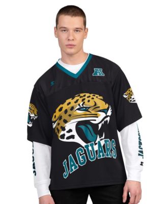 Men's Black/White Jacksonville Jaguars Short Sleeve Long Sleeve Combo Pack T-Shirt