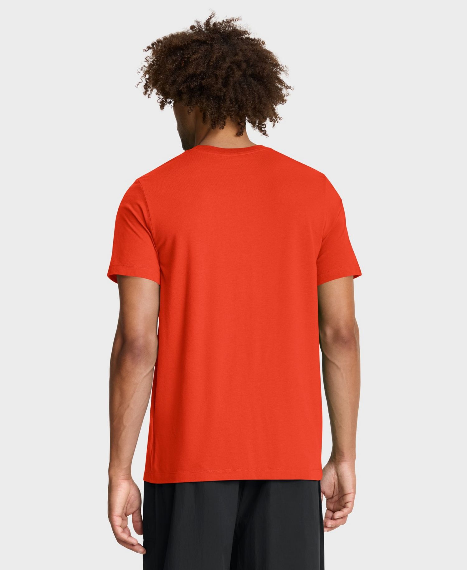 Men's Orange Houston Astros Tri-Blend Logo T-Shirt