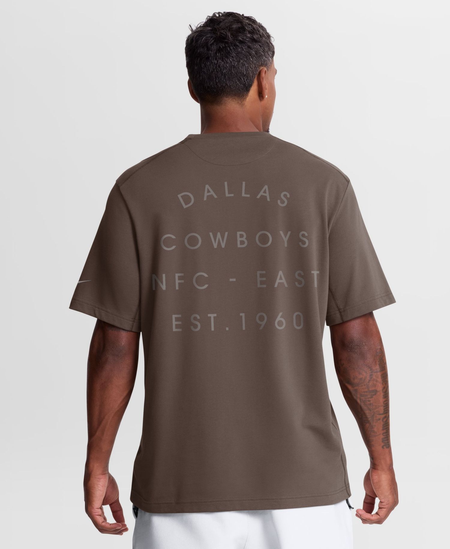 Men's Brown Dallas Cowboys Last Resort Dri-FIT T-Shirt