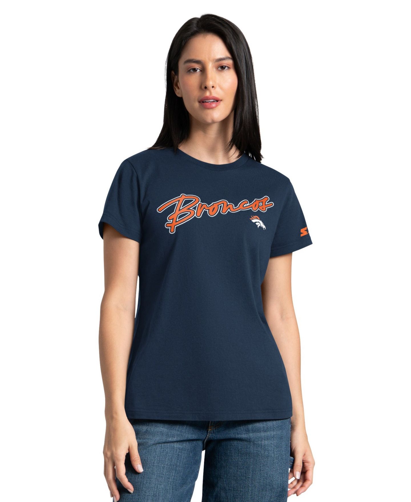 Женские свитшоты Starter Denver Broncos Screen Print Graphics Crewneck, 2-Pack — фото 3