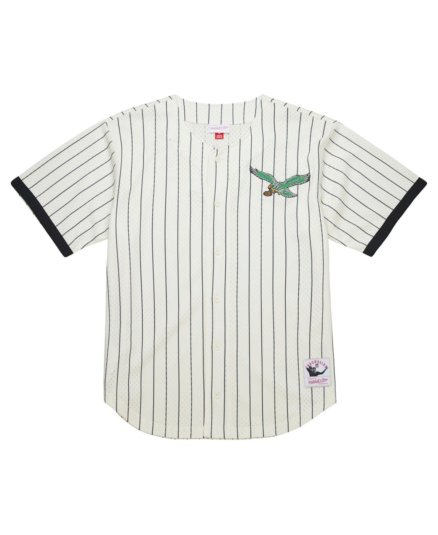 Мужская рубашка-джерси Mitchell & Ness Philadelphia Eagles, большие размеры, Cream — фото 6