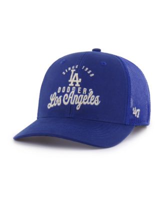 47 Brand Men's Royal Los Angeles Dodgers Pitstop Trucker Adjustable Hat
