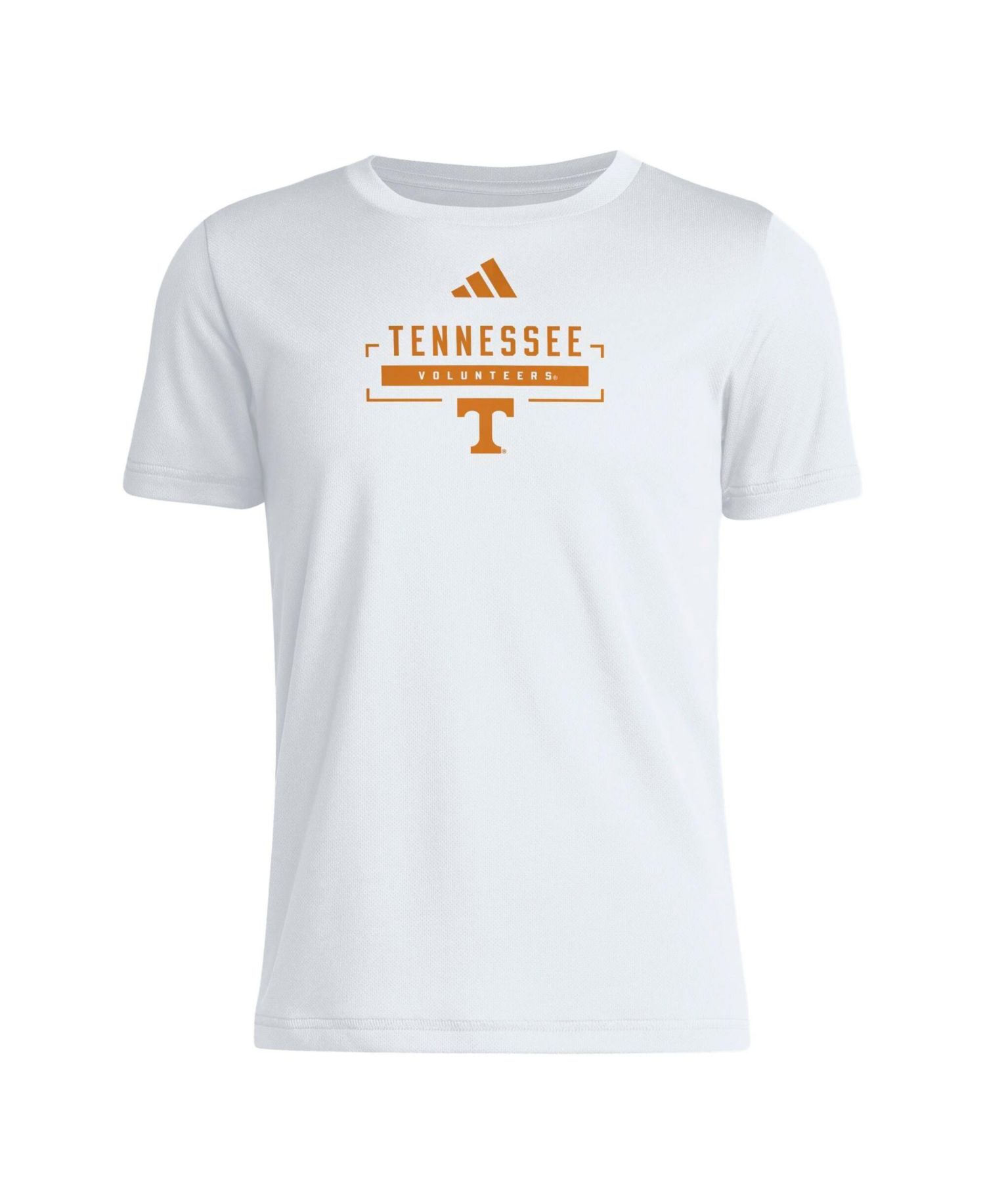 Big Boys and Girls White Tennessee Volunteers Pregame Performance T-Shirt