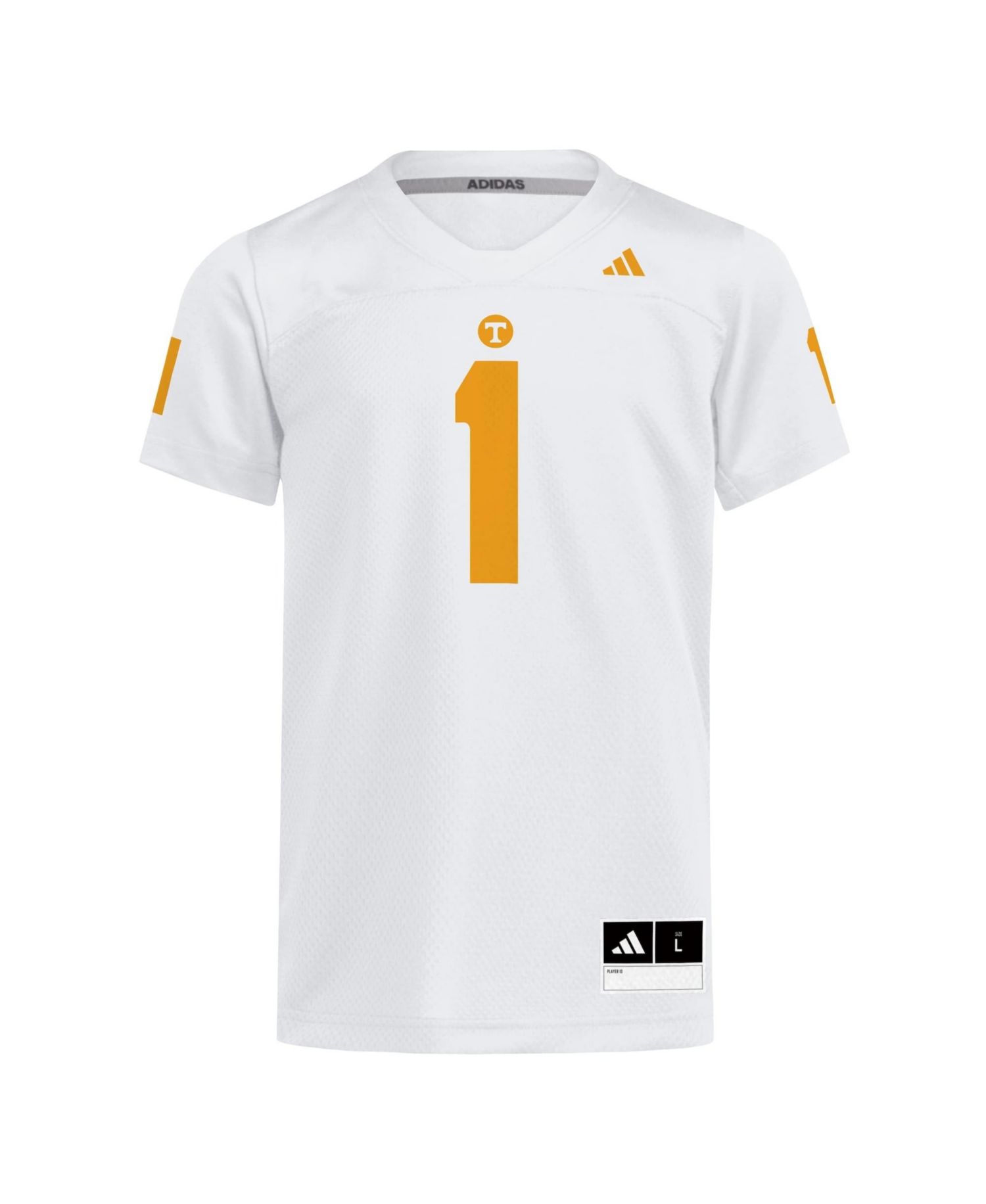 Big Boys and Girls 1 White Tennessee Volunteers Replica Football Jersey