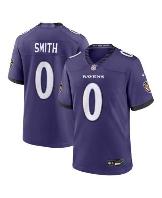 Men's Roquan Smith Purple Baltimore Ravens Team Game Jersey