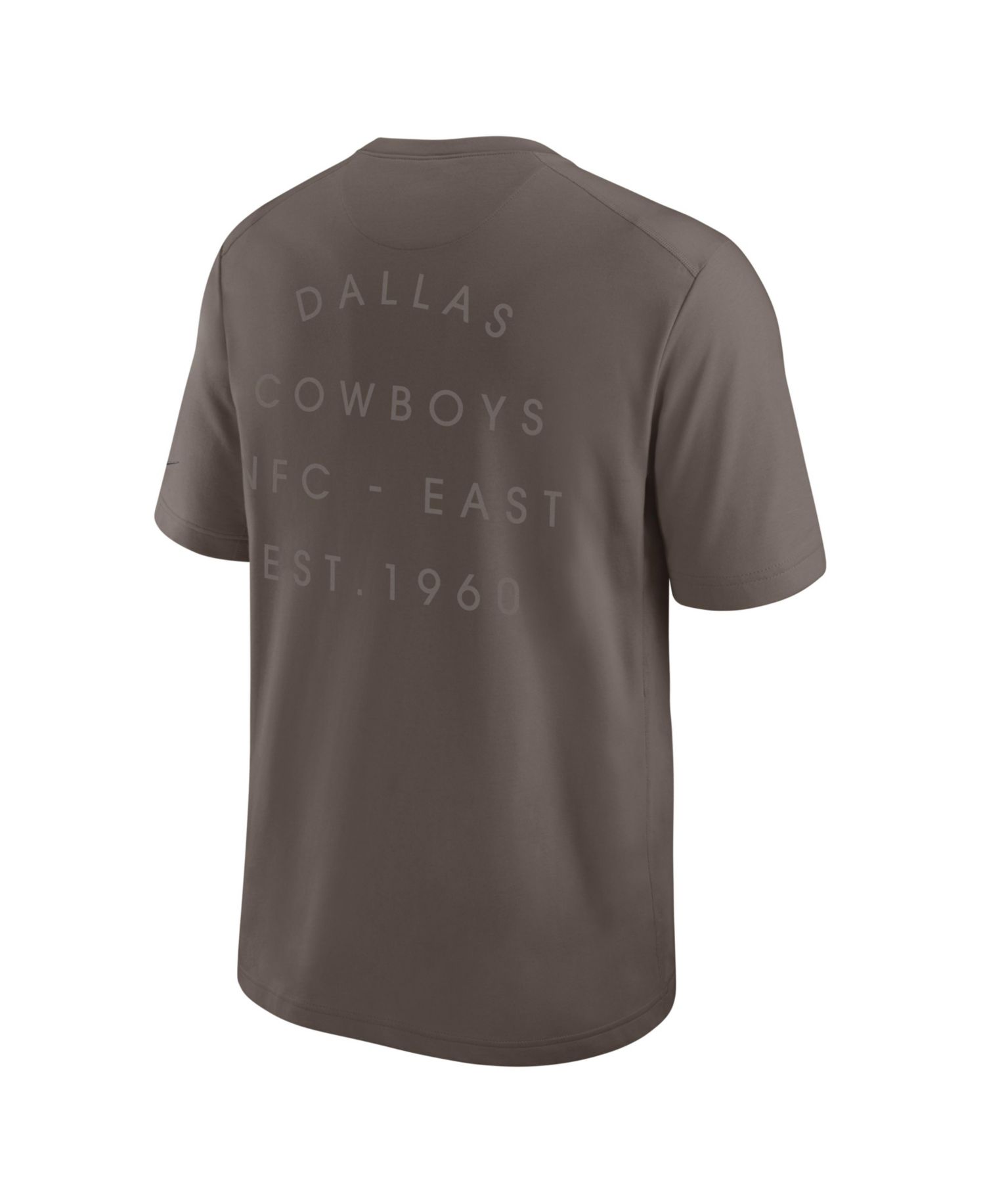 Men's Brown Dallas Cowboys Last Resort Dri-FIT T-Shirt