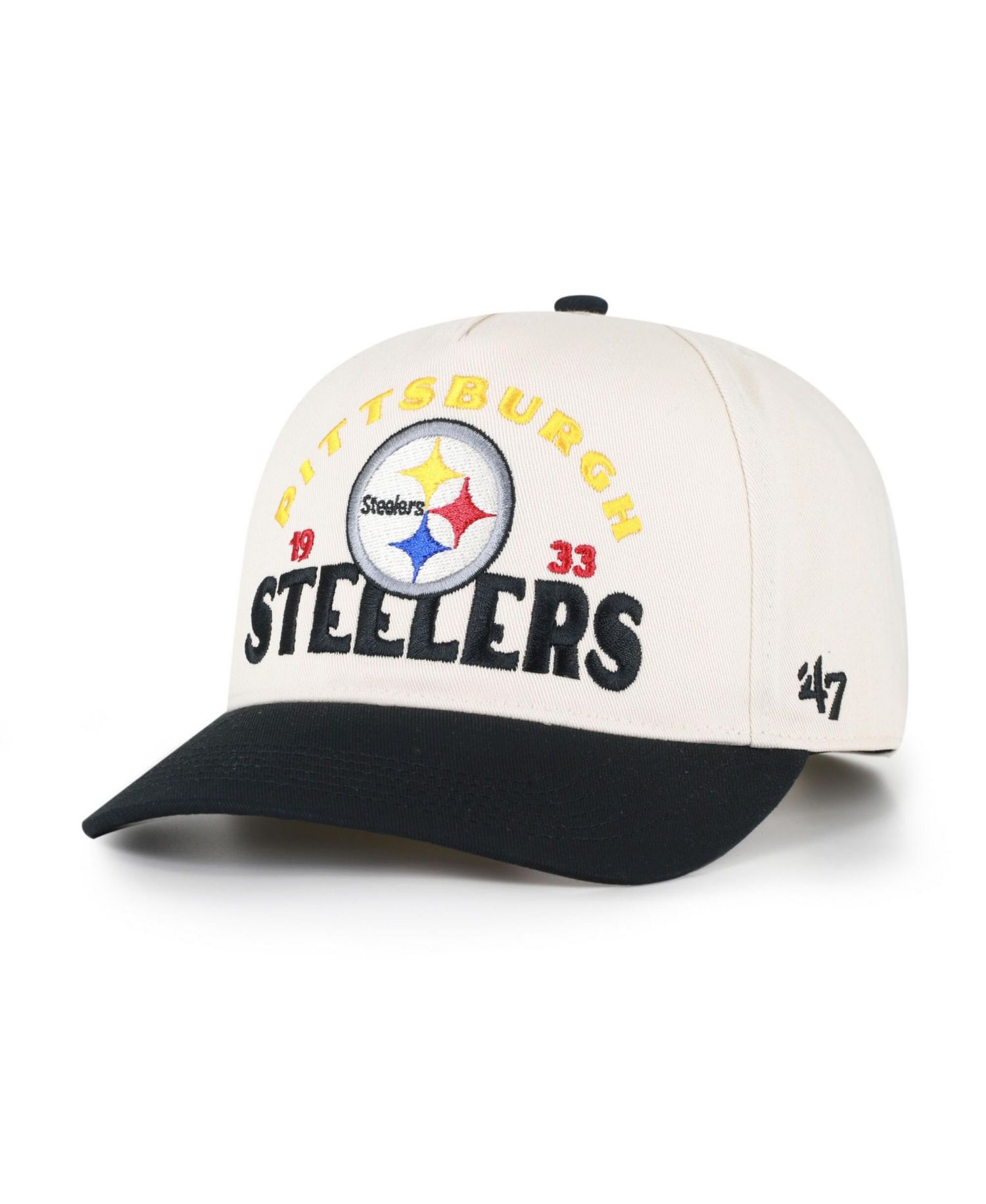 Men's Natural Pittsburgh Steelers Arcitext Hitch Adjustable Hat