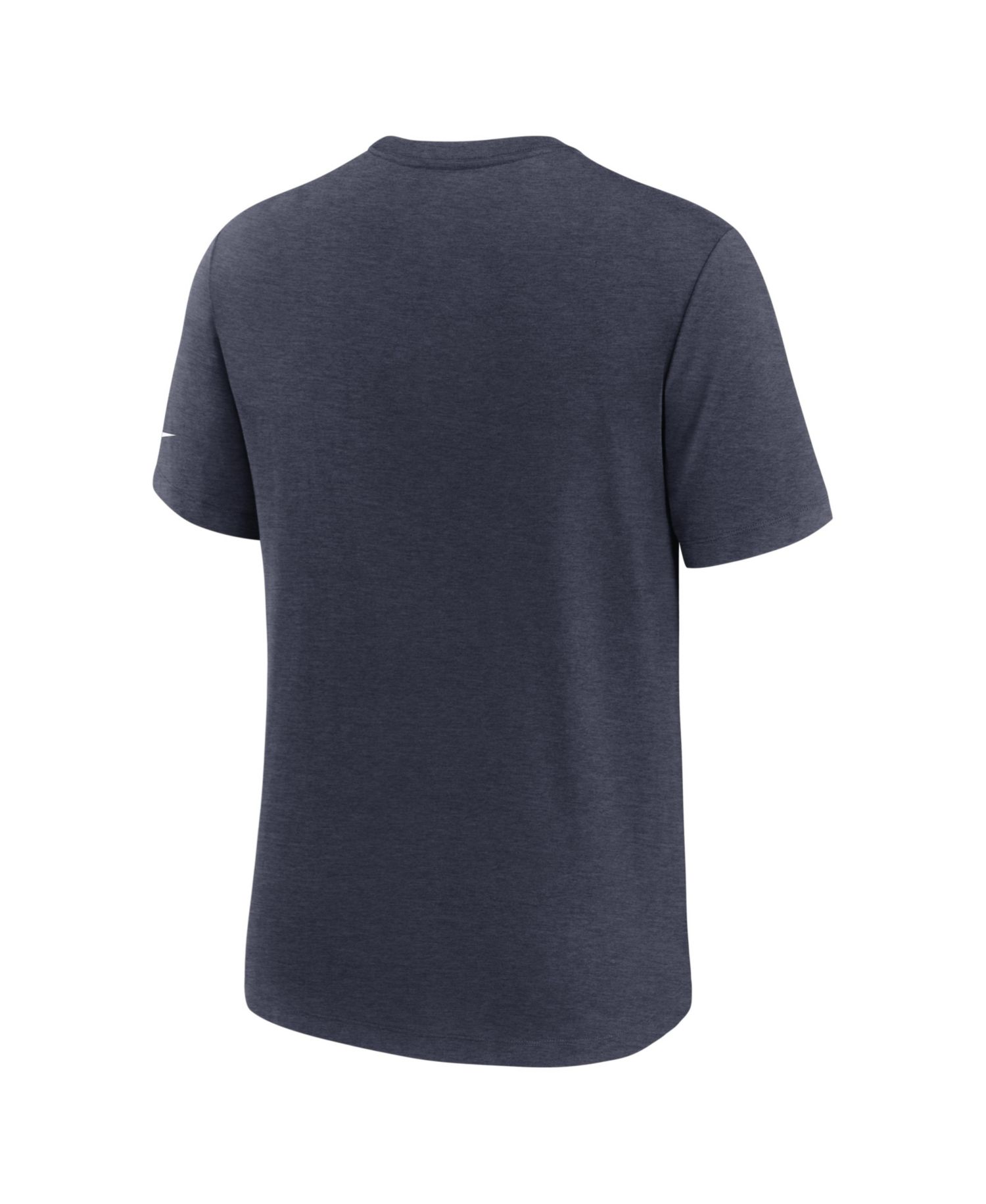 Men's Heather Navy Chicago Bears Believe The Game Tri-Blend T-Shirt