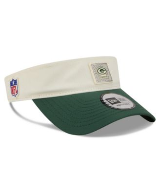 Men's Cream/Green Green Bay Packers 2026 NFL Training Camp Adjustable Visor