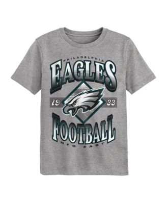 Preschool Dark Heather Gray Philadelphia Eagles Of Days Past T-Shirt