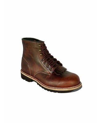 Men's Boots Barrister 6 Inch Front Lace Plain Toe