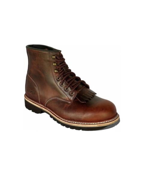 Мужские ботинки Ax Men Boots Barrister 6 Inch Front Lace Plain Toe, цвет: Коричневый