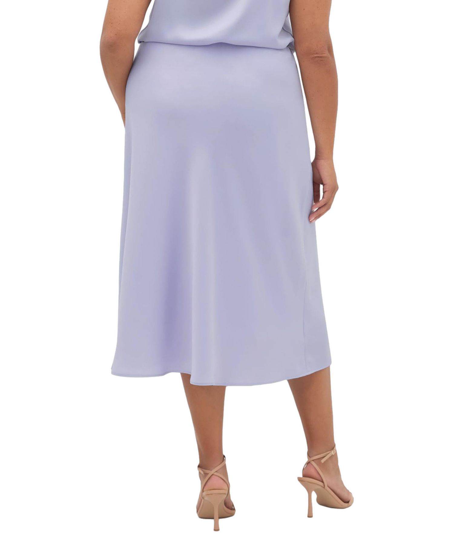 Women's Miranda Satin Midi Skirt
