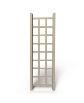 Elmwood 22 by 75 Inch Indoor Outdoor Garden Trellis with Ground Anchors, Plant Support for Vines, Climbing Plants, Flower and Vegetables