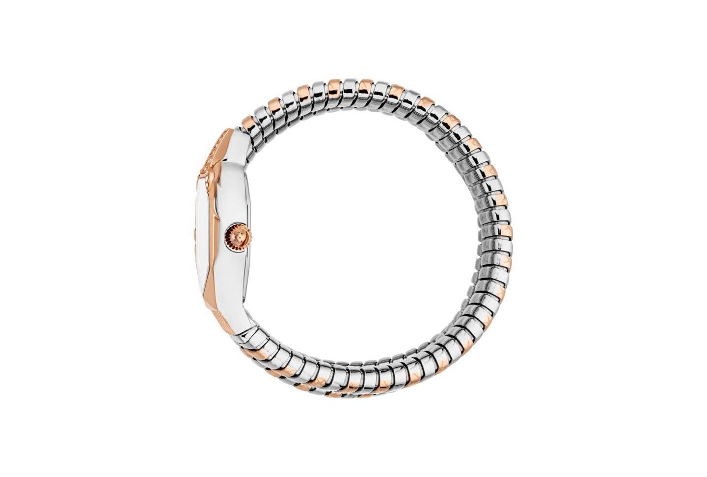 Женские часы Just Cavalli Ambra Quartz Two Tone Stainless Steel Bracelet Watch, цвет: Розовый — фото 2