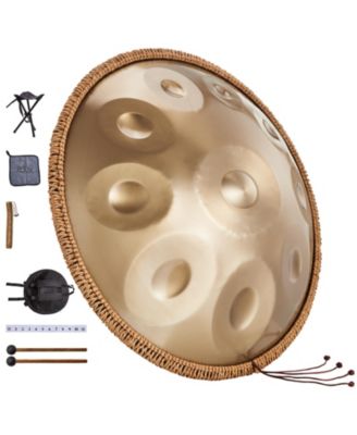 22-Inch Steel Handpan Drum 10-Note D Minor