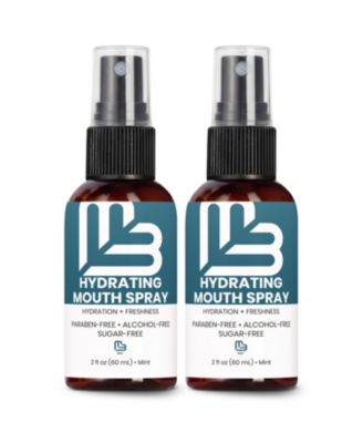 Hydrating Dry Mouth Spray with Xylitol, Mint Flavor, Sugar Free and Alcohol Free, 2 Fluid Ounce, Pack of 2