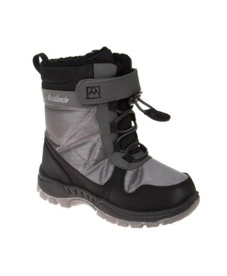 Big Boys Snow Boots ( 1 to 13 ) Waterproof Insulated Winter Thermal Durable Cold Weather Ready (Toddler/ Kid)
